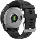 Garmin Fenix E Grijs 47mm achterkant