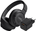 JBL Tune 720BT Zwart + BlueBuilt Quick Charge Oplader met Usb A Poort 18W Zwart Main Image