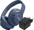 JBL Tune 770NC Blauw + BlueBuilt Quick Charge Oplader met Usb A Poort 18W Zwart Main Image