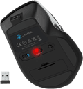 JLAB Epic Draadloze Ergonomische Bluetooth Muis onderkant