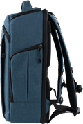Dörr Fotorucksack Prag Go 16L Blau linke seite