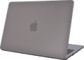 BlueBuilt Hard Case Gray for MacBook Air 13.6 inches M2/M3/M4 front