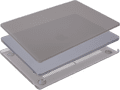 BlueBuilt Hard Case Gray for MacBook Air 13.6 inches M2/M3/M4 visual supplier
