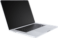 BlueBuilt Hard Case Transparent Matte for MacBook Air 15.3 inches M2/M3/M4 inside