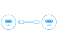 Nothing USB-C to USB-C Cable 1.8m Plastic White visual Coolblue 1