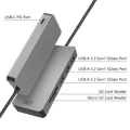 ACT USB-C 4-port USB Hub with Power Delivery detail