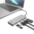 ACT USB-C 4-poorts usb hub met power delivery product in gebruik