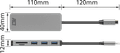 ACT USB-C 4-poorts usb hub met power delivery detail