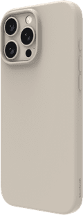 BlueBuilt Back Cover iPhone 16 Pro Max Beige left side