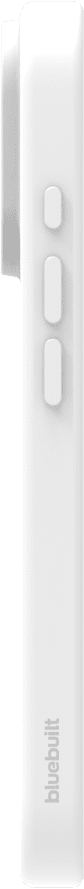 BlueBuilt Back Cover iPhone 16 Pro Wit rechterkant