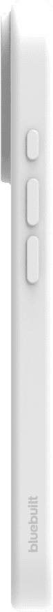BlueBuilt Back Cover iPhone 16 Wit linkerkant
