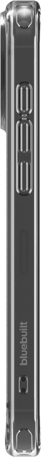 BlueBuilt Protective Back Cover with MagSafe iPhone 16 Pro Max Transparent left side
