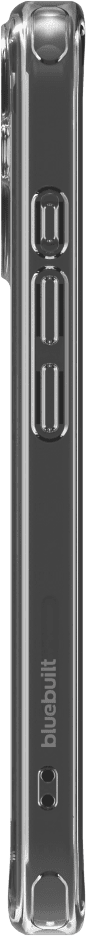 BlueBuilt Protective Back Cover with MagSafe iPhone 16 Transparent left side