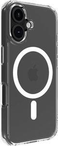 BlueBuilt Protective Back Cover with MagSafe iPhone 16 Transparent front