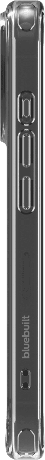 BlueBuilt Protective Back Cover iPhone 16 Pro Transparant rechterkant
