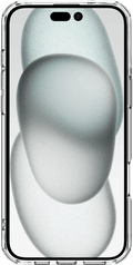 BlueBuilt Protective Back Cover iPhone 16 Plus Transparant achterkant
