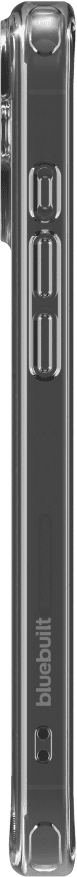 BlueBuilt Protective Back Cover iPhone 16 Plus Transparant rechterkant