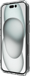 BlueBuilt Protective Back Cover iPhone 16 Transparant achterkant