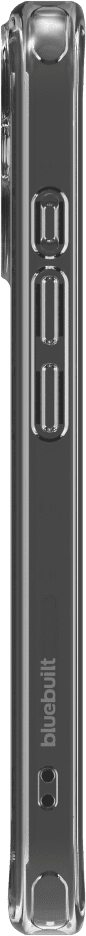 BlueBuilt Protective Back Cover iPhone 16 Transparant rechterkant