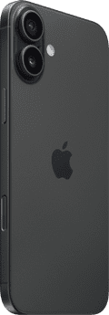 Apple iPhone 16 Plus 128GB Zwart linkerkant