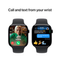 Apple Watch Series 10 46 mm Schwarz Sportarmband S/M visueller lieferant