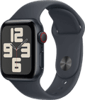 Apple Watch SE 2024 4G 40mm Midnight Sportband S/M Main Image