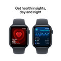 Apple Watch SE 2024 4G 44mm Midnight Sportband M/L visual leverancier