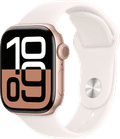 Apple Watch Series 10 42mm Rose Gold Sport Band S/M Main Image