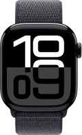 Apple Watch Series 10 4G 42mm Black Sport Watch Strap front