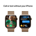Apple Watch Series 10 4G 42 mm Titane Or Bracelet Milanais visuel fournisseur