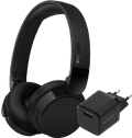 Philips TAH4209 Zwart + BlueBuilt Quick Charge Oplader met Usb A Poort 18W Zwart Main Image