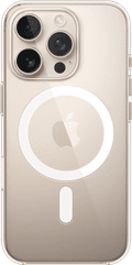 Apple iPhone 16 Pro Back Cover met MagSafe Transparant achterkant