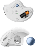 Logitech ERGO M575S Wireless Trackball Muis Wit visual leverancier