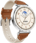 Huawei Watch GT5 Zilver/Bruin 41mm linkerkant