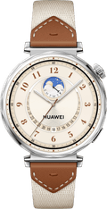 Huawei Watch GT5 Zilver/Bruin 41mm voorkant
