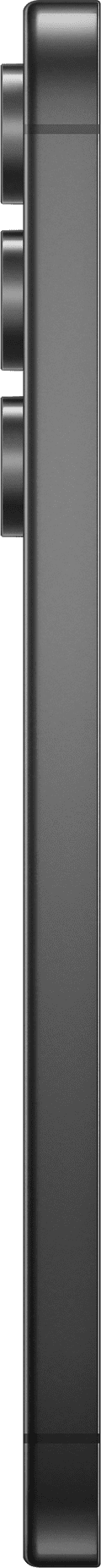 Samsung Galaxy S24 FE 128GB Grijs 5G + Clear View Book Case Zwart linkerkant