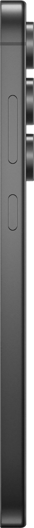 Samsung Galaxy S24 FE 128GB Grijs 5G + Clear View Book Case Zwart rechterkant
