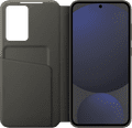 Samsung Galaxy S24 FE Clear View Book Case Zwart voorkant