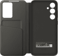 Samsung Galaxy S24 FE Clear View Book Case Zwart voorkant