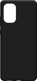 Just in Case Soft Design Motorola Moto G85 Back Cover Zwart voorkant