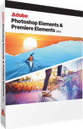 Adobe Photoshop Elements 2025 & Adobe Premiere Elements 2025 (Engels) rechterkant