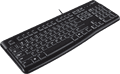 Logitech K120 Wired Keyboard AZERTY left side