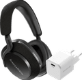 Bowers & Wilkins Px7 S2 Zwart + BlueBuilt Power Delivery Oplader met Usb C Poort 20W Wit Main Image