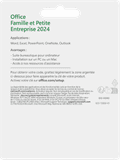 Microsoft Office Home & Business 2024 FR back