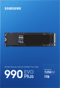 Samsung 990 EVO Plus 1TB NVMe SSD verpakking