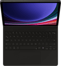 Samsung Galaxy Tab S9/S9 FE/S10 FE Toetsenbord Hoes QWERTY Zwart bovenkant
