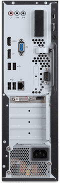 Acer Veriton X2715G I5356 Pro SFF achterkant