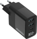 Sitecom 30W GaN Power Delivery Wall Charger with LED Display front