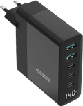Sitecom 140W Power Delivery Wall Charger with LED Display front