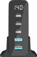 Sitecom 140W Power Delivery Desktop Charger with LED display voorkant
